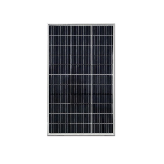 150W Pannello Fotovoltaico Monocristallino 12V con supporto integrato e 5m di cavo bipolare guainato
