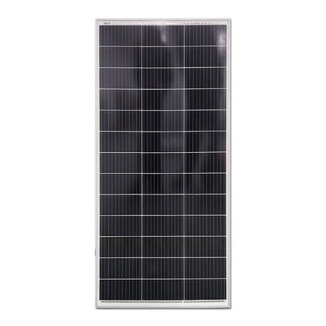 200W Pannello Fotovoltaico Monocristallino 12V con supporto integrato e 5m di cavo bipolare guainato
