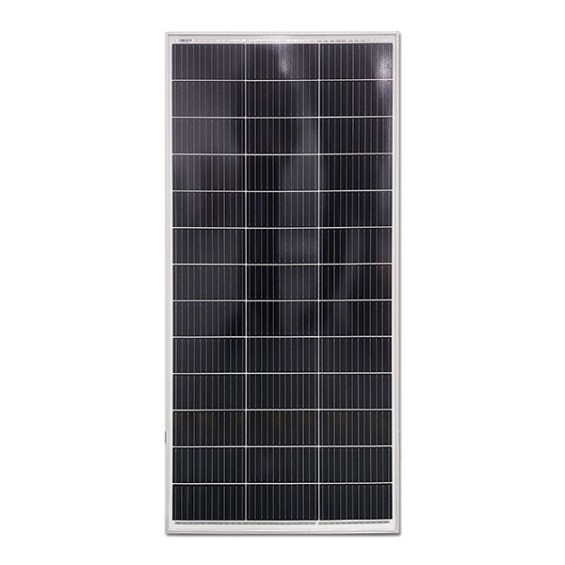 200W Pannello Fotovoltaico Monocristallino 12V con supporto integrato e 5m di cavo bipolare guainato