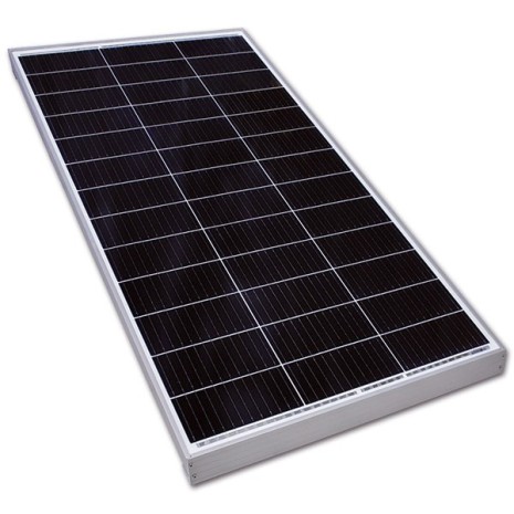 200W Pannello Fotovoltaico Monocristallino 12V con supporto integrato e 5m di cavo bipolare guainato