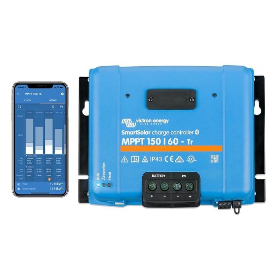 Regolatore di carica  MPPT 60A-12/24/48V Victron BlueSolar SMART