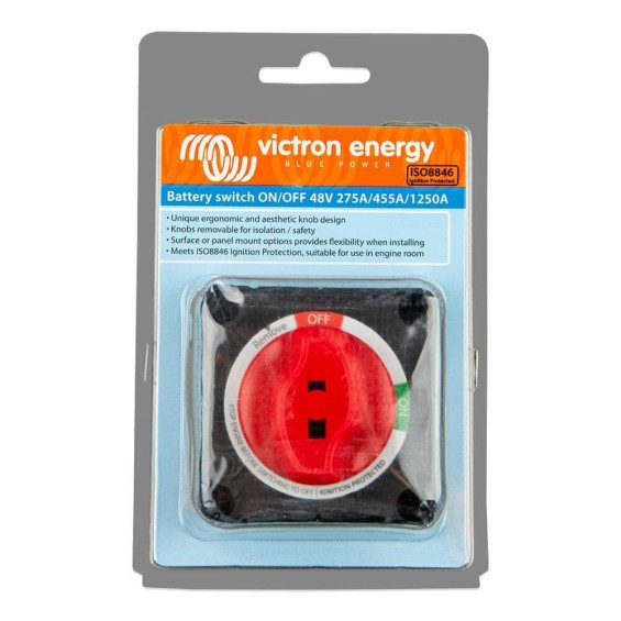 Interruttore-sezionatore stacca batteria rotativo 275A VICTRON