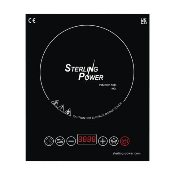 Piano induzione 1000W - 230V AC ad incasso Sterling Power