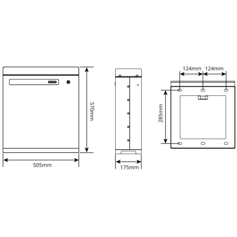 Batteria al litio LiFePO4 GoodWe 5.4kWh, 48V, IP65
