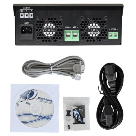 1000W/12V + reg.40A MPPT Edison Inverter Ibrido Solare Fotovoltaico onda pura | Regolatore MPPT