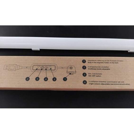 Tubo LED 3W USB