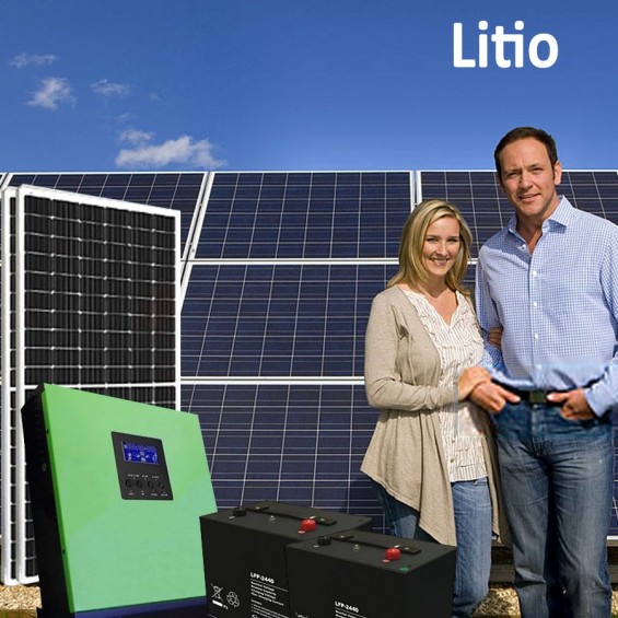 Kit a isola 1,0kW con accumulo al litio