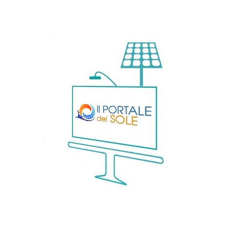 Kit illuminazione insegna a energia solare
