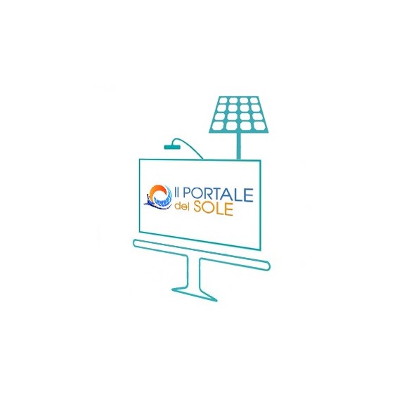 Kit illuminazione insegna a energia solare