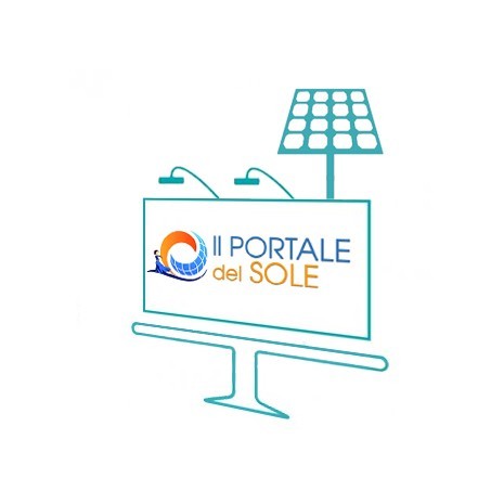 Kit illuminazione insegna a energia solare