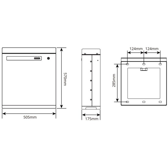 Batteria al litio LiFePO4 GoodWe 5kWh, 51.2V, IP65