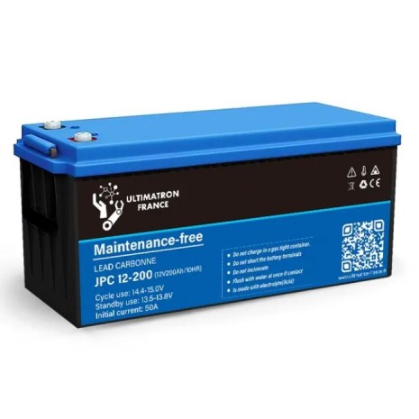 Batteria 200Ah 12V Ultimatron Piombo-Carbonio Deep Cycle