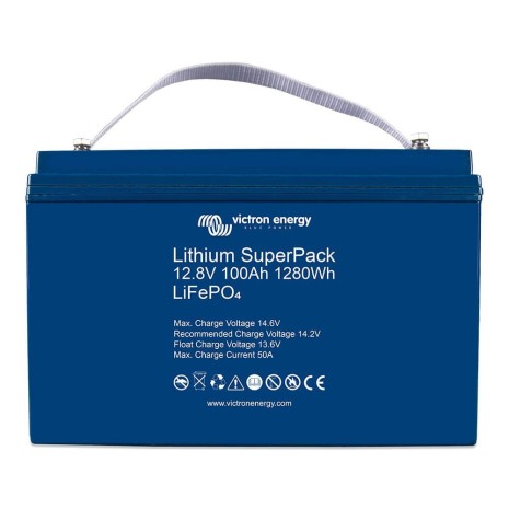 Batteria LiFePO4 100Ah 12,8V Victron SuperPack con BMS integrato