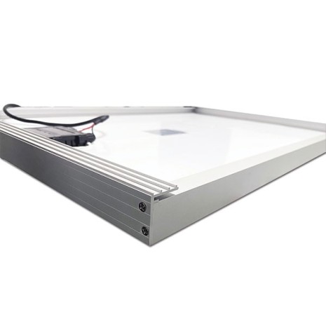 170W Pannello Fotovoltaico Monocristallino 12V con supporto integrato e 5m di cavo bipolare guainato