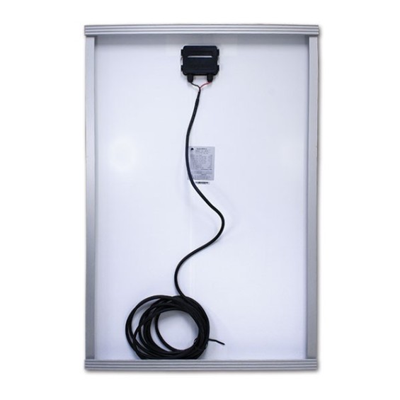 170W Pannello Fotovoltaico Monocristallino 12V con supporto integrato e 5m di cavo bipolare guainato