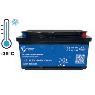Batteria LiFePO4 180Ah 12V - 2,16kWh Under Seat Ultimatron - Con Riscaldatore