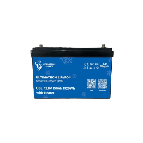 Batteria LiFePO4  12V 150Ah ULTIMATRON con riscaldatore