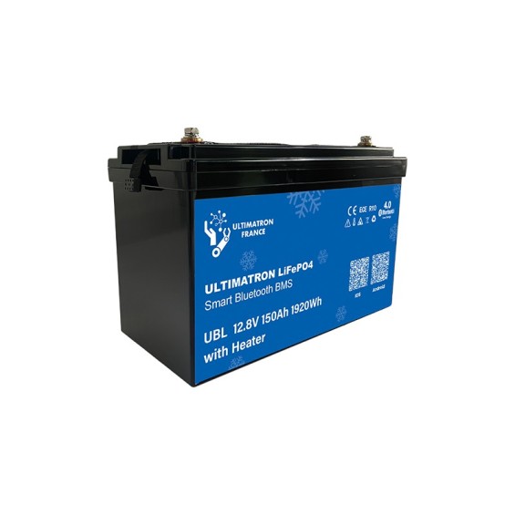 Batteria LiFePO4  12V 150Ah ULTIMATRON con riscaldatore