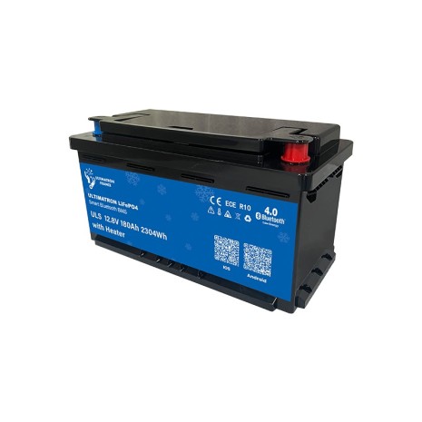 Batteria LiFePO4 12V 180Ah Under Seat Ultimatron con riscaldatore