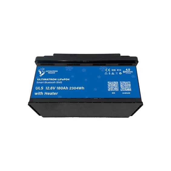 Batteria LiFePO4 12V 180Ah Under Seat Ultimatron con riscaldatore