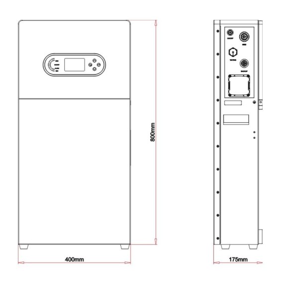 Inverter per accumulo Retrofi ZCS Azzurro BZT5000 monofase