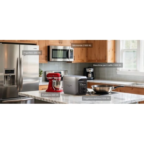 Delta 3 Max Ecoflow cucina
