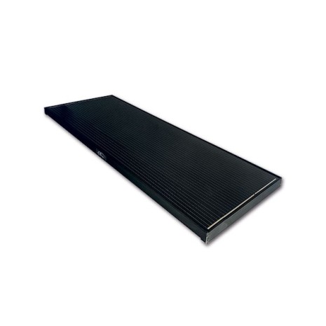 150W SLIM Pannello Fotovoltaico Monocristallino 12V ExtraSun con supporto integrato e 5m di cavo bipolare guainato