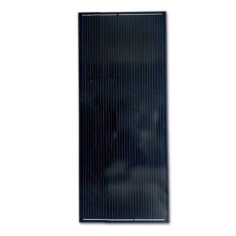 150W SLIM Pannello Fotovoltaico Monocristallino 12V ExtraSun con supporto integrato e 5m di cavo bipolare guainato
