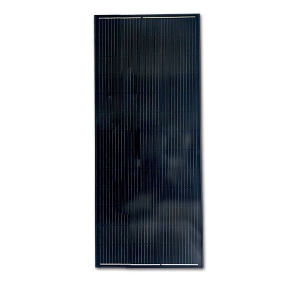 150W SLIM Pannello Fotovoltaico Monocristallino 12V ExtraSun con supporto integrato e 5m di cavo bipolare guainato