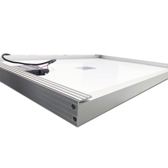300W Pannello Fotovoltaico Monocristallino 24V ExtraSun con supporto integrato e 5m di cavo bipolare guainato