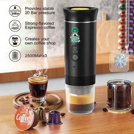 Macchina da caffè portatile a batteria
