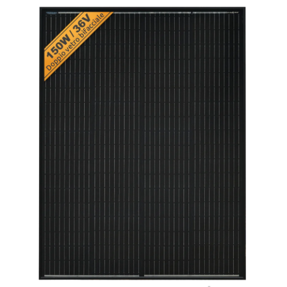 Pannello bifacciale PERC 150W 36V