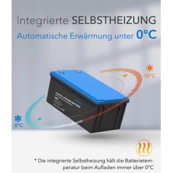 Batteria LiFePO4 12.8V 50Ah EpEver