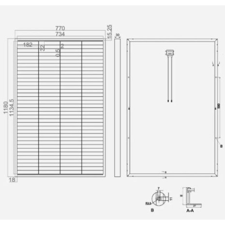 200W Pannello Monocristallino Fotovoltaico HPCB All-Black Enjoy Solar