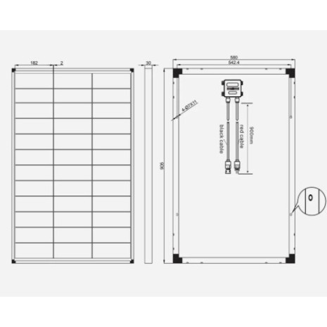 100W Pannello fotovoltaico monocristallino Enjoy Solar serie Venus