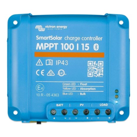 Regolatore di carica  MPPT 15A-12/24V Victron 100/15 SmartSolar