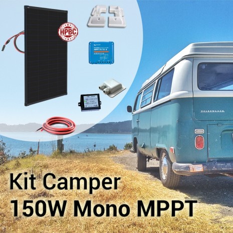 Kit Solare Camper 100W HPBC con MPPT