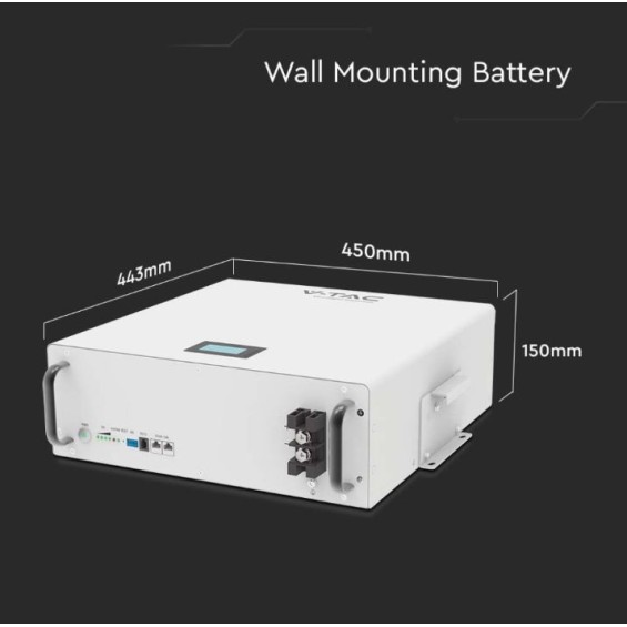 Batteria V-Tac 5kWh Bassa Tensione