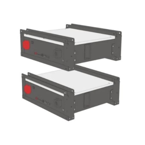 Coppia bracket supporto batterie litio Dyness DL5.0C