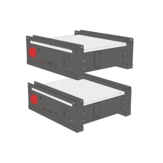 Coppia bracket supporto batterie litio Dyness DL5.0C
