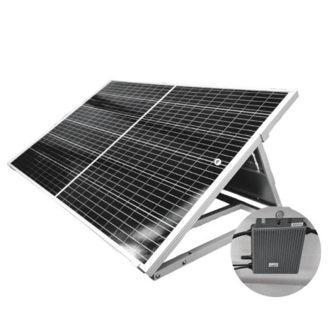 Impianto Plug&Play 400W con microinverter 300W pieghevole da giardino