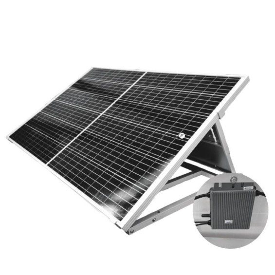 Impianto Plug&Play 400W con microinverter 300W pieghevole da giardino