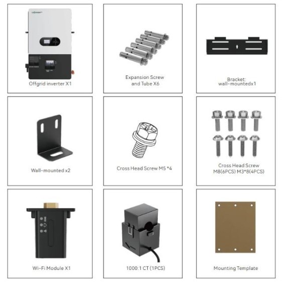 Inverter SNA15K LuxPowerTek contenuto
