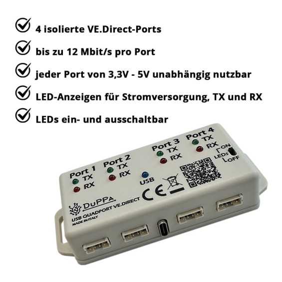 USB Quadport VE.Direct