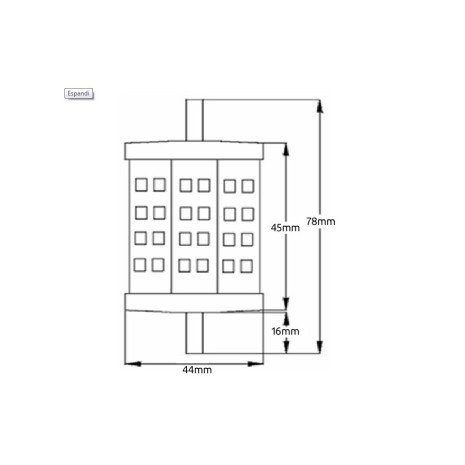 Lampadina LED R7S alogena