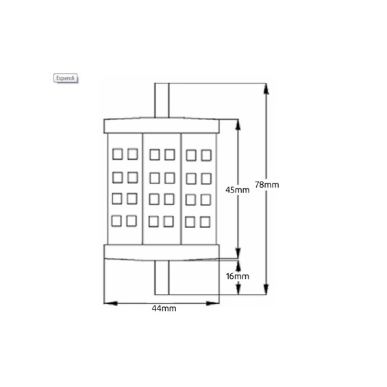 Lampadina LED R7S alogena