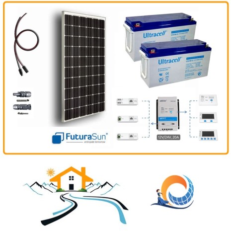 Kit fotovoltaico Weekend 2,4 kWh a Isola
