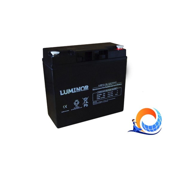18Ah-12V-Luminor Batteria AGM - Il Portale del Sole
