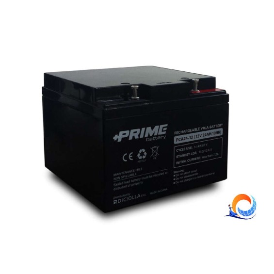 Battery 24Ah-12V-Deep Cycle Prime - Il Portale del Sole