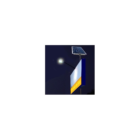 Kit illuminazione insegna a energia solare